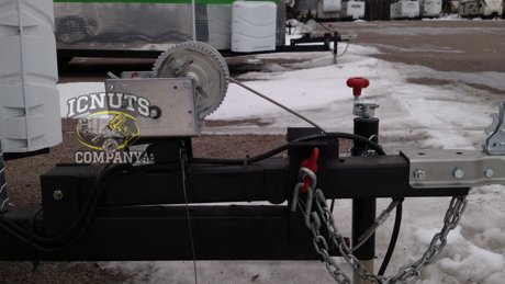 ICNUTS tool installed on the front winch of a fish house