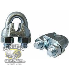 Stainless-steel cable clamp