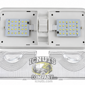 12-Volt LED Double-Dome Ceiling Light | 6500K