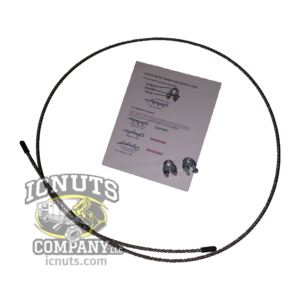 Fish House Front-Hitch Cable with Two Clamps